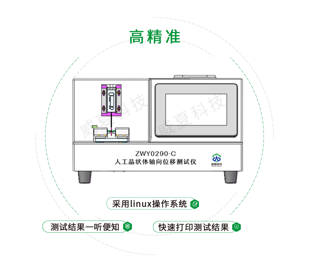 人工晶狀體軸向位移測(cè)試儀