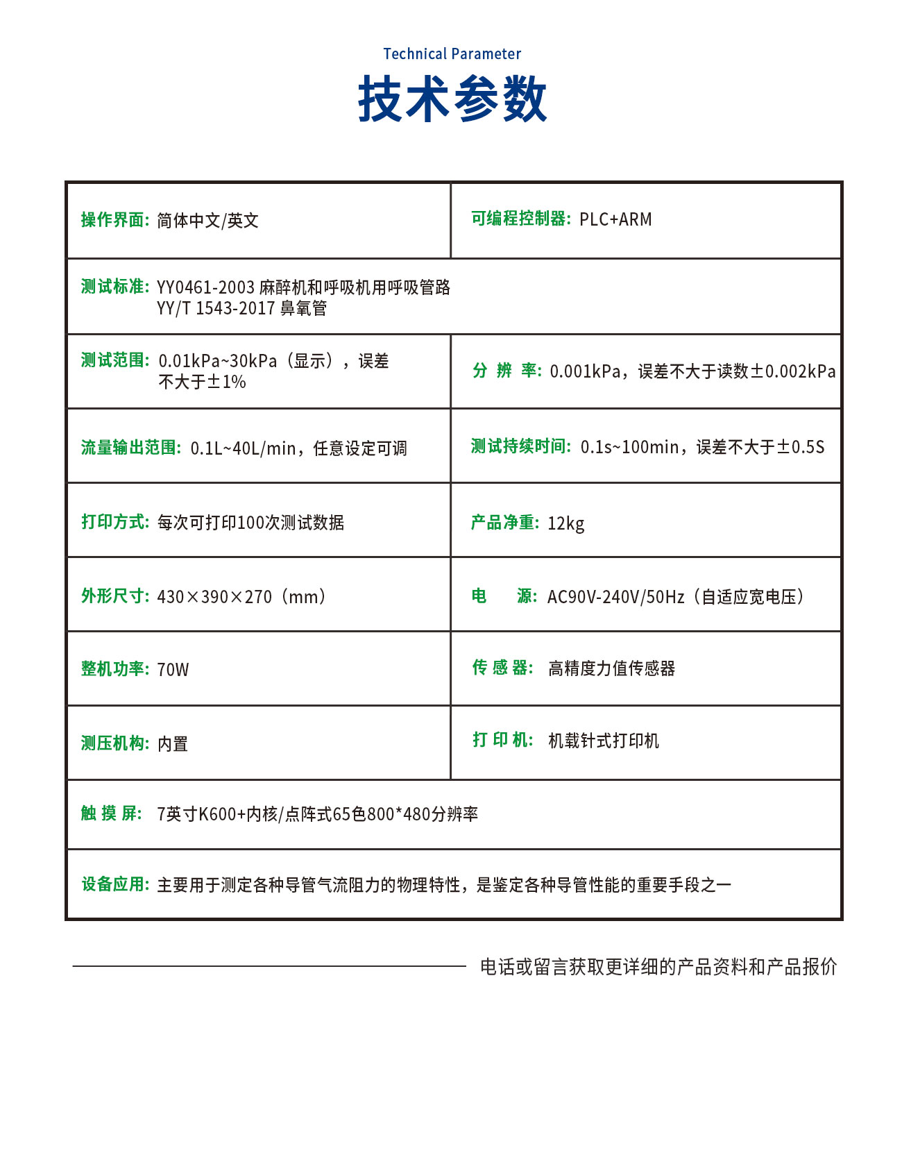 導管氣流阻力測試儀